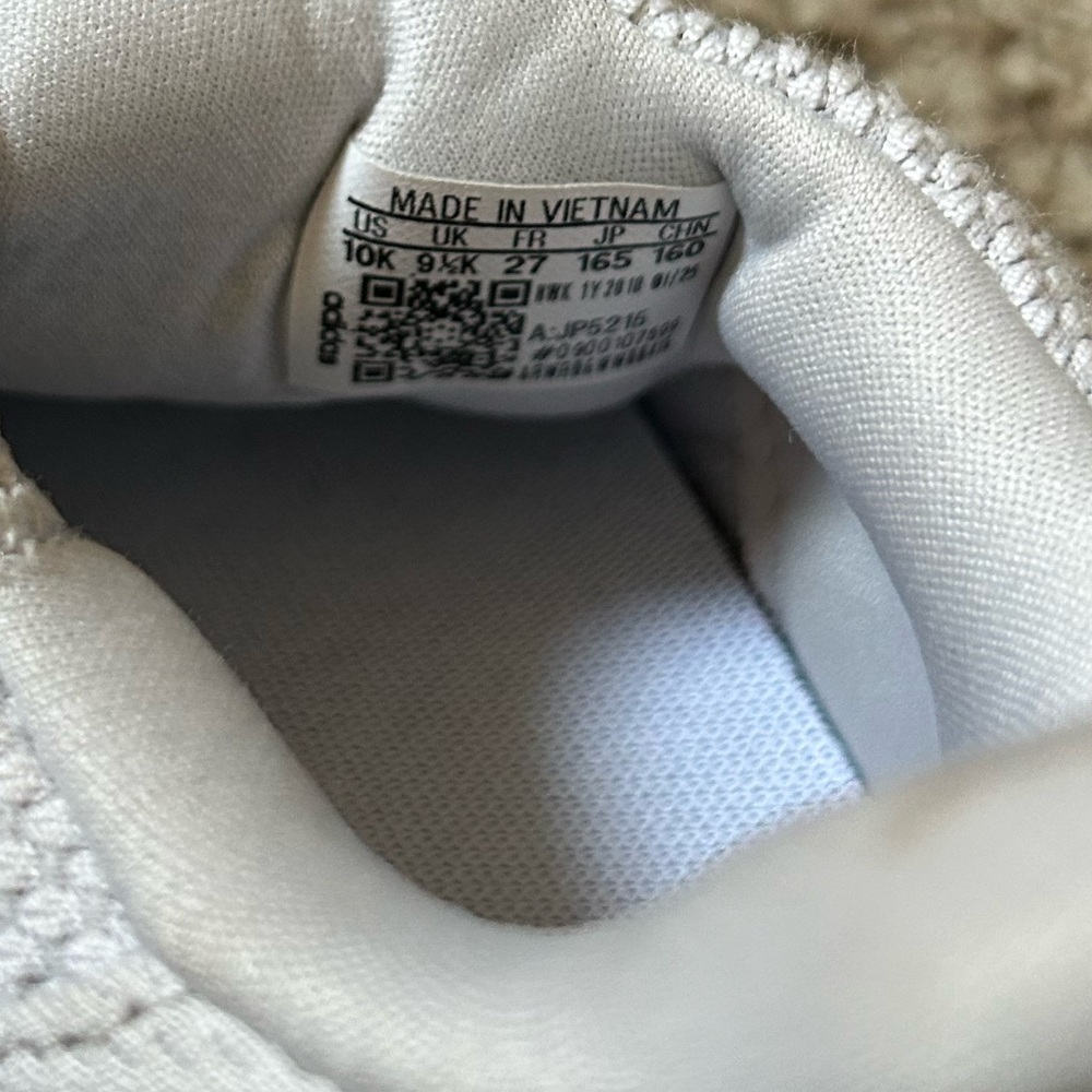 Adidas toddler 10k Shoes - Light Blue and Yellow - Picture 5 of 5